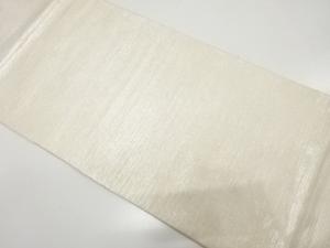 銀通し　絣柄織り出し　全通袋帯